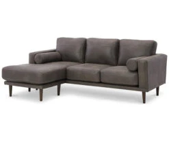 Signature Design By Ashley Arroyo Faux Leather Sofa Chaise -Furniture Specialty Shop 810594573 1