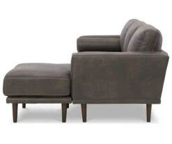 Signature Design By Ashley Arroyo Faux Leather Sofa Chaise -Furniture Specialty Shop 810594573 2