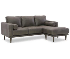 Signature Design By Ashley Arroyo Faux Leather Sofa Chaise -Furniture Specialty Shop 810594573 6