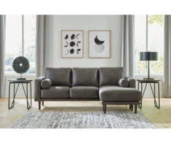 Signature Design By Ashley Arroyo Faux Leather Sofa Chaise -Furniture Specialty Shop 810594573 7