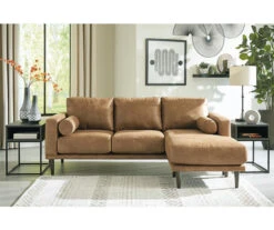 Signature Design By Ashley Arroyo Faux Leather Sofa Chaise -Furniture Specialty Shop 810594574 6 1
