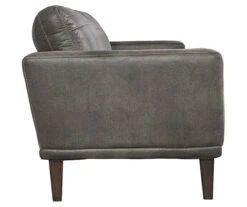 Arroyo Smoke Faux Leather Loveseat 11 Arroyo Smoke Faux Leather Loveseat -Furniture Specialty Shop 810594589 5