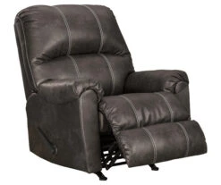 Kincord Midnight Faux Leather Rocker Recliner -Furniture Specialty Shop 810594617 4
