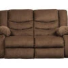Tulen Chocolate Reclining Loveseat -Furniture Specialty Shop 810594623
