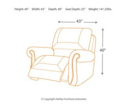 Larkinhurst Earth Faux Leather Rocker Recliner 11 Larkinhurst Earth Faux Leather Rocker Recliner -Furniture Specialty Shop 810594645 5