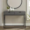 Walker Edison Faux Shagreen 2-Drawer Console Table -Furniture Specialty Shop 810597292 B0