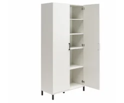 Evolution Vantage White 2-Door Storage Cabinet -Furniture Specialty Shop 810597744 2