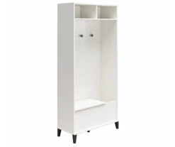 Evolution Amplus White Gym Storage Cabinet -Furniture Specialty Shop 810597746
