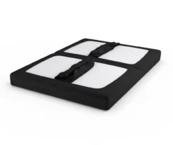 DHP Elbern Black Metal Futon With Black Microfiber Cover -Furniture Specialty Shop 810598097 9