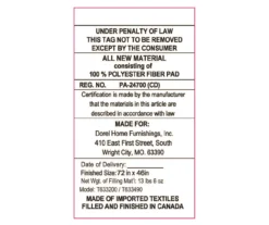 DHP Elbern Black Metal Futon With Cover -Furniture Specialty Shop 810598097 G0