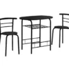 Monarch 3-Piece Dining Set 2 Monarch 3-Piece Dining Set -Furniture Specialty Shop 810598491 A0 1