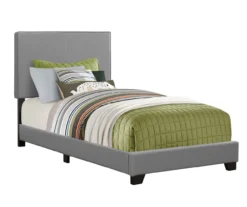 Monarch Faux Leather Twin Bed 15 Monarch Faux Leather Twin Bed -Furniture Specialty Shop 810598494 A0