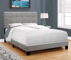 Monarch Linen Tufted Low Profile Bed 28 Monarch Linen Tufted Low Profile Bed -Furniture Specialty Shop 810598497 B0