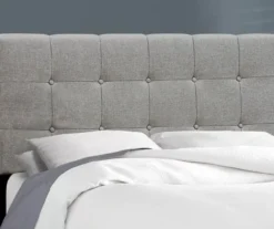 Monarch Linen Tufted Low Profile Bed 29 Monarch Linen Tufted Low Profile Bed -Furniture Specialty Shop 810598497 B8