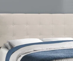 Monarch Linen Tufted Low Profile Bed 26 Monarch Linen Tufted Low Profile Bed -Furniture Specialty Shop 810598499 B8