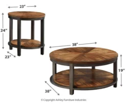 Roybeck 3-Piece Occasional Table Set -Furniture Specialty Shop 810598642 3