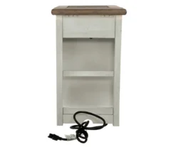 Bolanburg Chairside End Table With USB Ports, Outlets & Tray -Furniture Specialty Shop 810598698 10