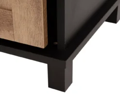 Modern Industrial Black & Brown Sliding Door Sideboard -Furniture Specialty Shop 810598711 A0 7