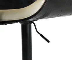 Glitzhome Mid-Century Modern Faux Leather Adjustable Bar Stools, 2-Pack -Furniture Specialty Shop 810598738 A0 4