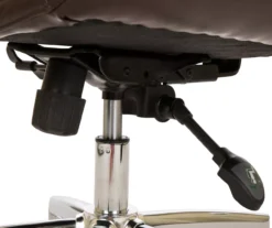 Dark Brown Mid-Century Modern Faux Leather Executive Office Chair -Furniture Specialty Shop 810598937 A0 6