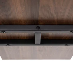 Walnut Modern A-Frame 4-Shelf Bookcase -Furniture Specialty Shop 810598942 A0 5