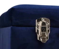 Glitzhome Velvet Suitcase Storage Stool -Furniture Specialty Shop 810598944 A0 5