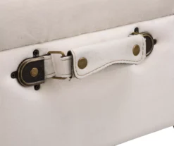 Seashell White Velvet Suitcase Storage Stool 13 Seashell White Velvet Suitcase Storage Stool -Furniture Specialty Shop 810598945 A0 5