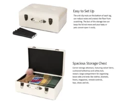 Seashell White Velvet Suitcase Storage Stool 15 Seashell White Velvet Suitcase Storage Stool -Furniture Specialty Shop 810598945 A0 7