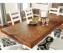 Valebeck Extension Leaf Dining Table 8 Valebeck Extension Leaf Dining Table -Furniture Specialty Shop 810599574 2