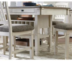 Bolanburg Counter-Height Dining Table With Wine Bottle Storage -Furniture Specialty Shop 810599589