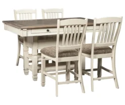 Bolanburg Counter-Height Dining Table With Wine Bottle Storage -Furniture Specialty Shop 810599589 4