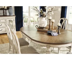 Raelyn Oval Extension Leaf Dining Table -Furniture Specialty Shop 810599594 7