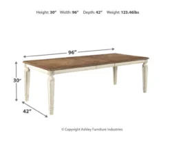 Raelyn Rectangular Extension Leaf Dining Table 23 Raelyn Rectangular Extension Leaf Dining Table -Furniture Specialty Shop 810599595 10