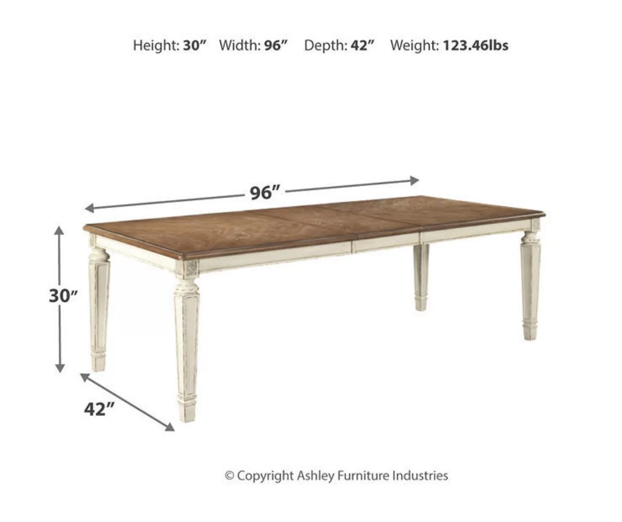 Raelyn Rectangular Extension Leaf Dining Table 13 Raelyn Rectangular Extension Leaf Dining Table - Image 11