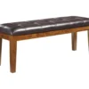 Ralene Faux Leather Dining Bench -Furniture Specialty Shop 810599600