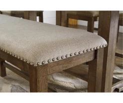 Moriville Upholstered Counter-Height Dining Bench -Furniture Specialty Shop 810599606 2