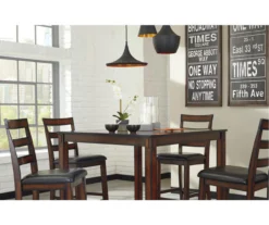 Coviar 5-Piece Counter-Height Dining Set -Furniture Specialty Shop 810599621 2