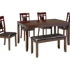 Bennox 6-Piece Dining Set With Bench -Furniture Specialty Shop 810599627 4
