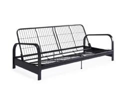 DHP Elbern Black Metal Futon With Cover -Furniture Specialty Shop 810599700 810600181 810600182 A8 3