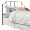 International Lux Satin Gold Queen Metal Headboard -Furniture Specialty Shop 810604240 A0