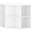 White 6-Cubby Corner Cube Organizer 1 White 6-Cubby Corner Cube Organizer -Furniture Specialty Shop 810606561 A0