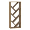 Brown Woodgrain Diagonal Shelf Bookcase 2 Brown Woodgrain Diagonal Shelf Bookcase -Furniture Specialty Shop 810606678 A0