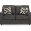Cascilla Slate Gray Loveseat -Furniture Specialty Shop 810609756 A0 3