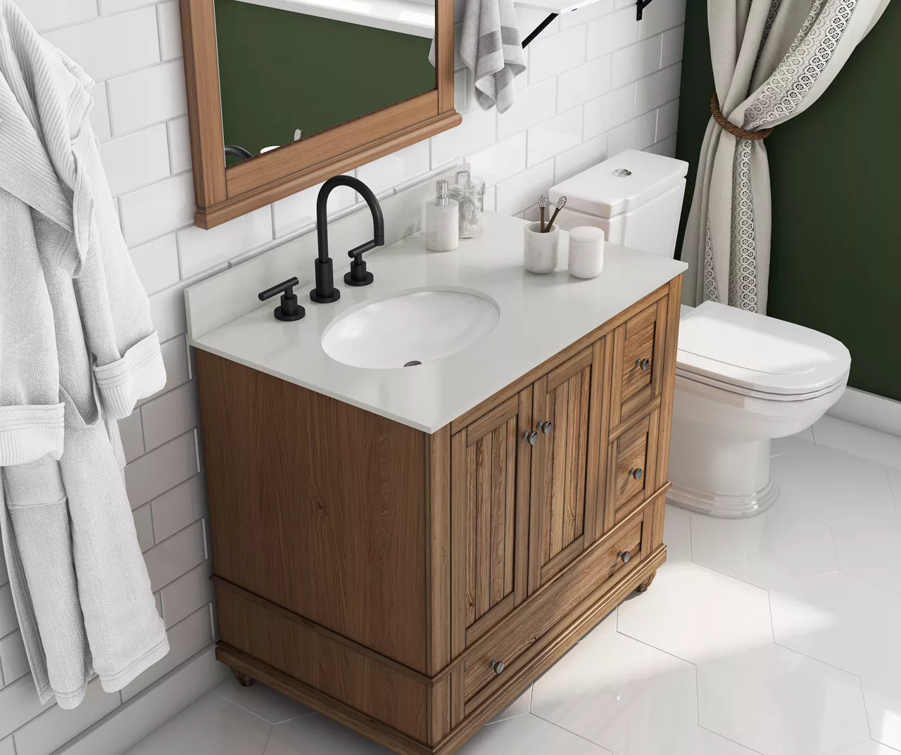 DHP Atwater Living Jazmyn Bathroom Vanity With White Sink 12 DHP Atwater Living Jazmyn Bathroom Vanity With White Sink - Image 10