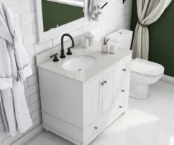 DHP Atwater Living Jazmyn Bathroom Vanity With White Sink 34 DHP Atwater Living Jazmyn Bathroom Vanity With White Sink -Furniture Specialty Shop 810610488 B0 1