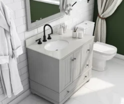 DHP Atwater Living Jazmyn Bathroom Vanity With White Sink 24 DHP Atwater Living Jazmyn Bathroom Vanity With White Sink -Furniture Specialty Shop 810610489 B0 1