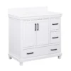 DHP Atwater Living Mills White Bathroom Vanity With Sink 2 DHP Atwater Living Mills White Bathroom Vanity With Sink -Furniture Specialty Shop 810610511 A0