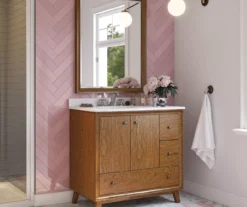 DHP Atwater Living Delias Bathroom Vanity With White Sink -Furniture Specialty Shop 810610513 B0 5
