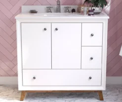 DHP Atwater Living Delias Bathroom Vanity With White Sink -Furniture Specialty Shop 810610514 B0 1