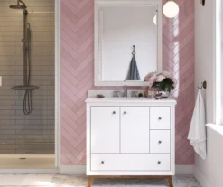 DHP Atwater Living Delias Bathroom Vanity With White Sink -Furniture Specialty Shop 810610514 B0 3